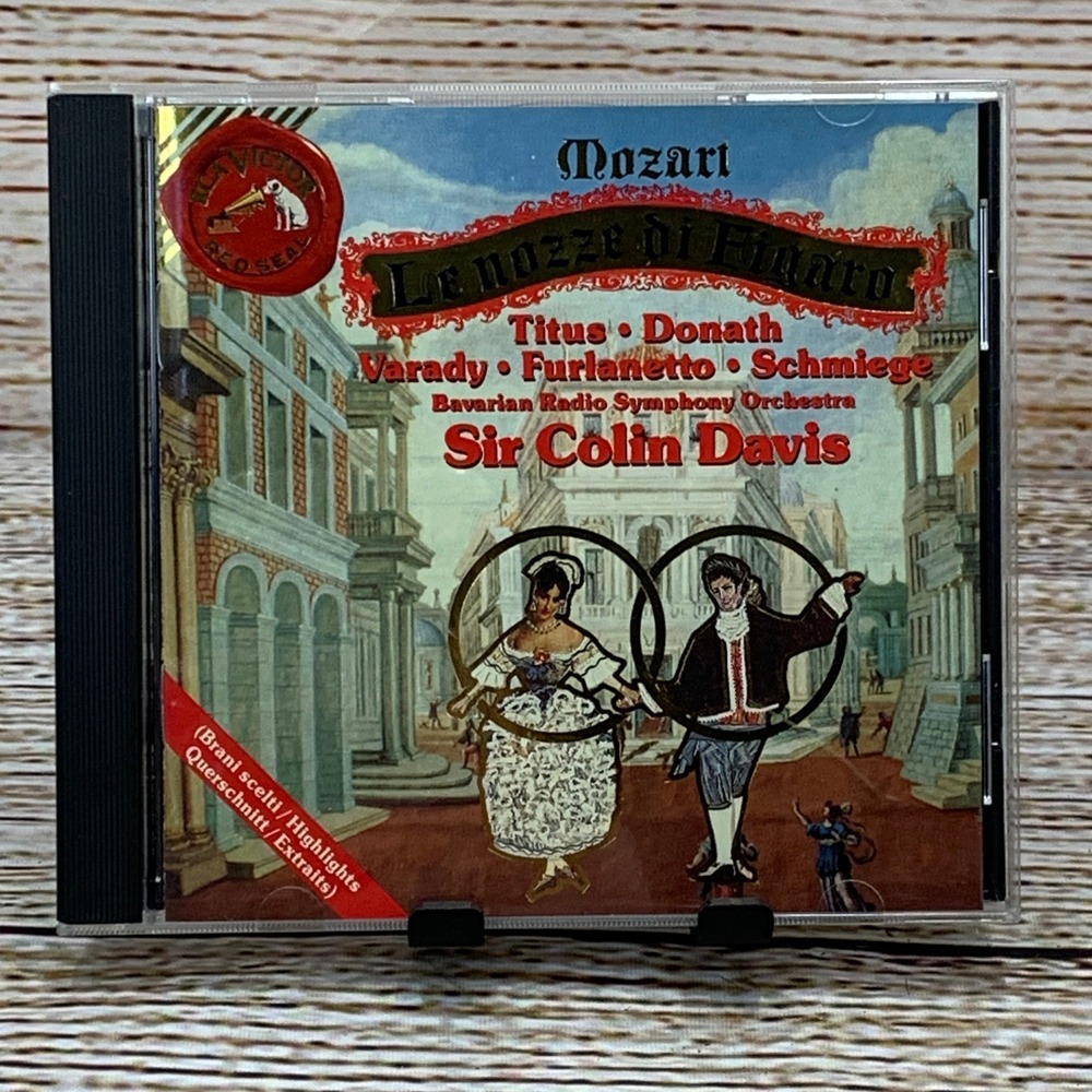 Mozart Le Nozze di‎ Figaro Highlights [1991 CD] Sir Colin Davis Classical Music